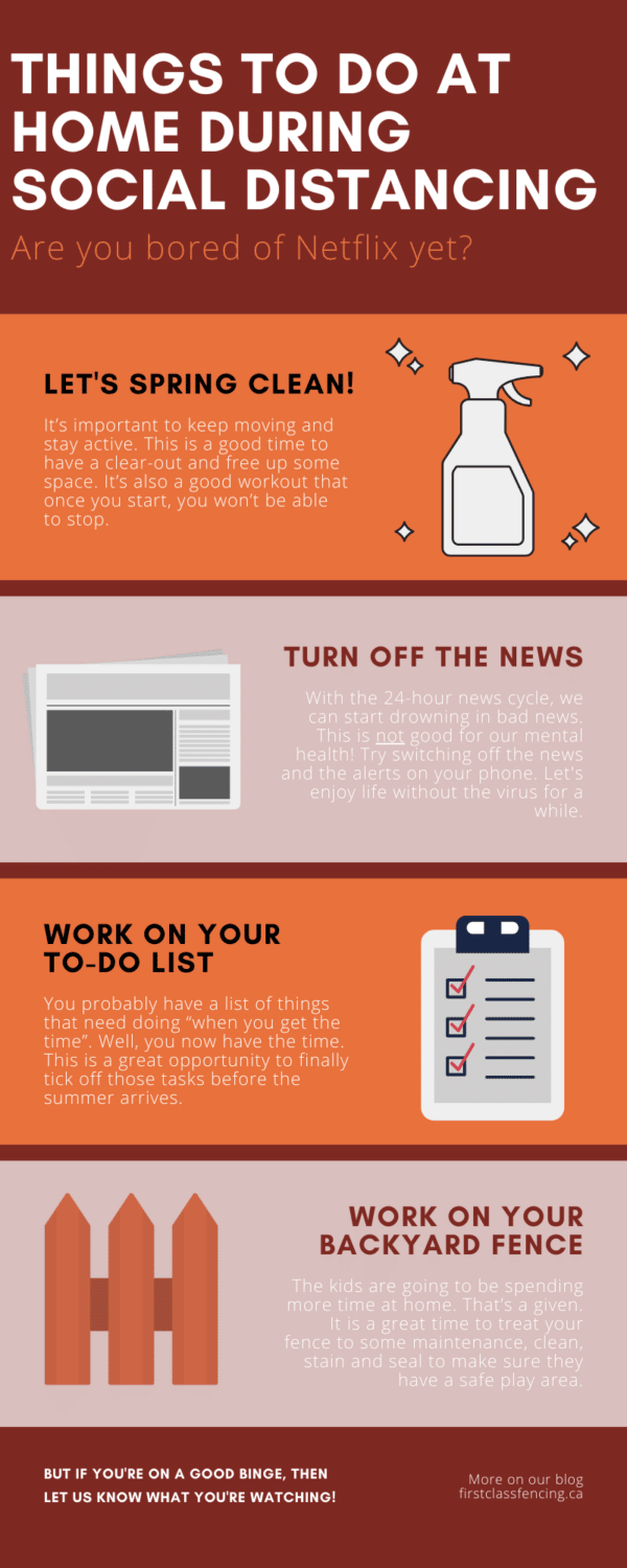 Things to do at home during social distancing