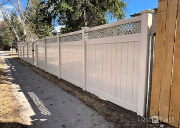 Vinyl Fence with Gates