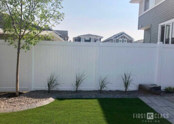 Vinyl Fence with Gates