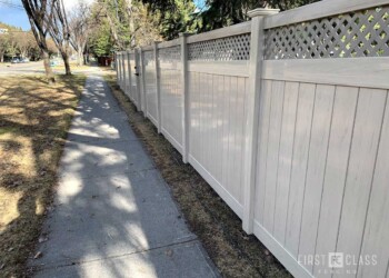 Vinyl Fence with Gates
