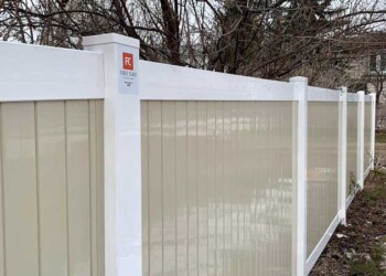 Vinyl Fence with Gates