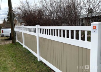 Vinyl Fence with Gates