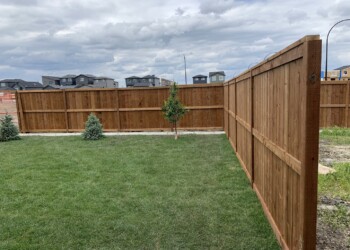 Wood fence